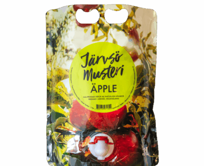 Järvsö Musteri äppelmust 3L bag-in-box