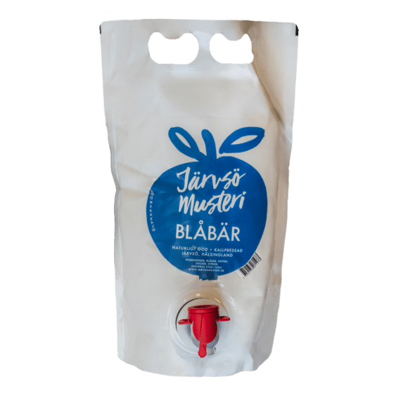 Järvsö Musteri blåbärsdryck 1,5L bag-in-box