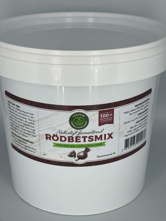 Rödbetsmix på hink