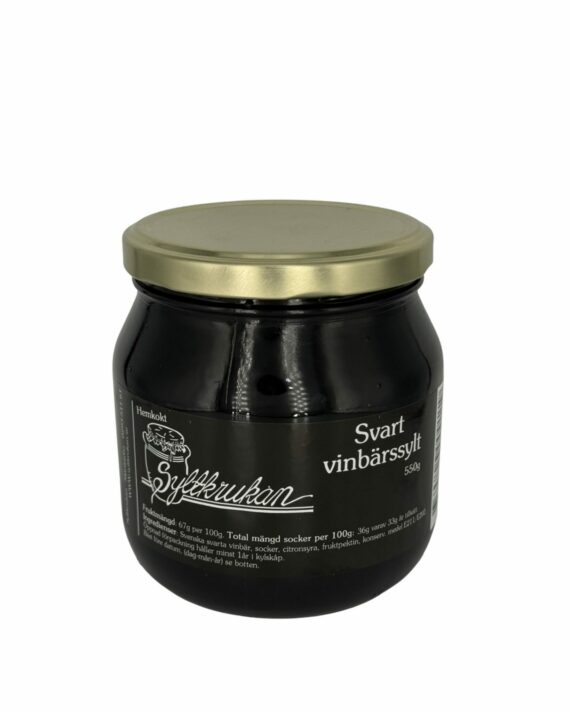 Svart vinbärssylt, 550g
