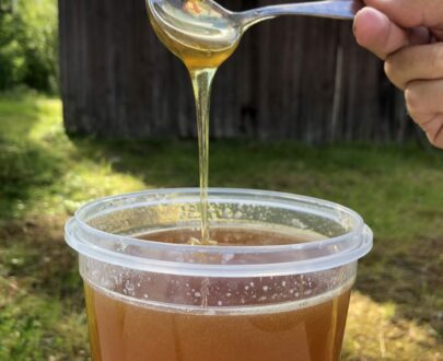 Honung, senap & olja