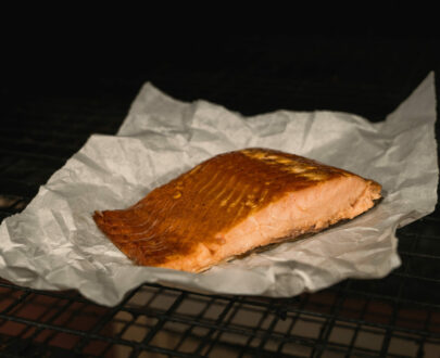 Varmrökt Lax 10 st á 250 gram